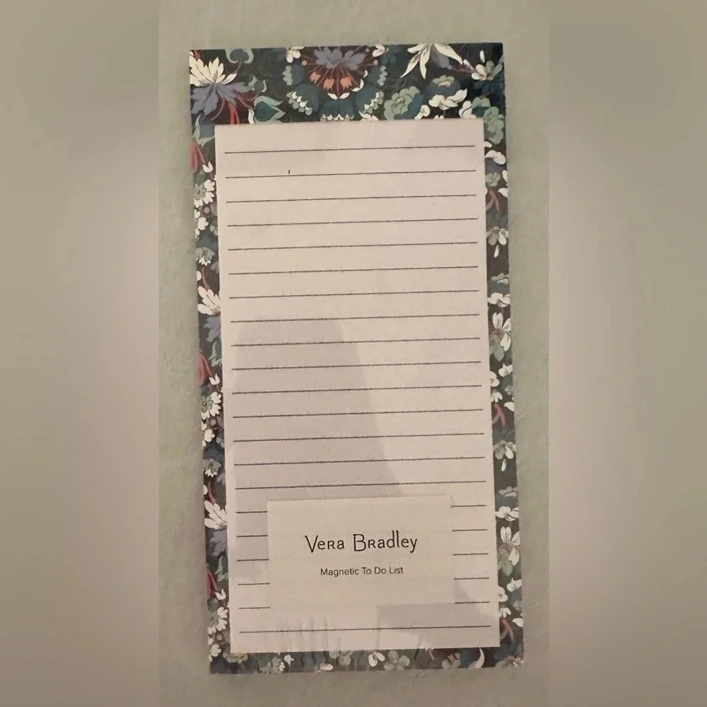 Set of 3 Vera Bradley Stationary Items in Floral Bursts